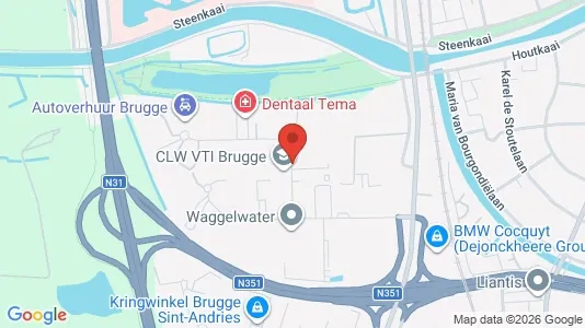Gewerbeflächen zur Miete i Brugge – Foto von Google Street View
