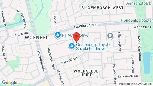 Industrial properties for rent i Eindhoven - kort over placeringen