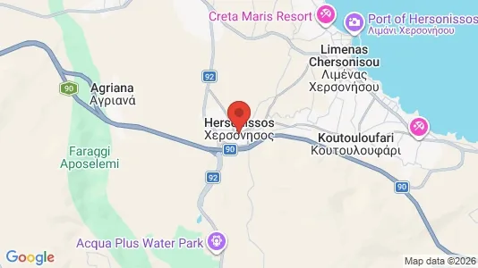 Gewerbeflächen zur Miete i Hersonissos – Foto von Google Street View