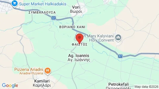 Liikekiinteistöt Vuokrattavana i Faistos - Kuva Google Street Viewstä