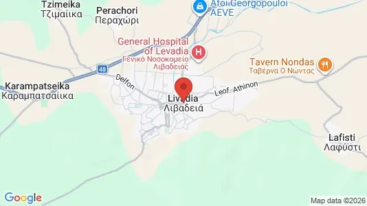 Lokaler til leje i Livadeia - Foto fra Google Street View