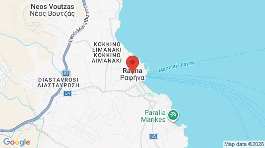 Lokaler til leje i Rafina-Pikermi - kort over placeringen