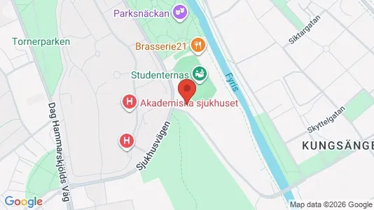Office spaces for rent i Uppsala - kort over placeringen