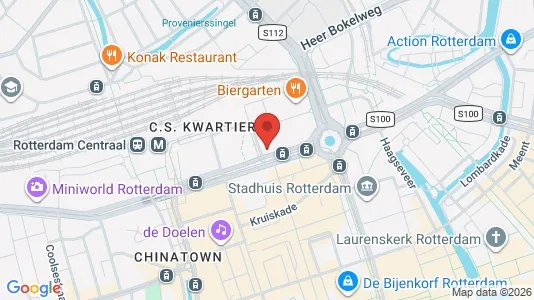 Kontorer til leie i Rotterdam Centrum – Bilde fra Google Street View