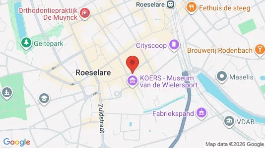 Gewerbeflächen zur Miete i Roeselare – Foto von Google Street View