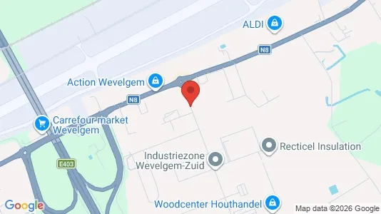 Lokaler til leie i Wevelgem – Bilde fra Google Street View
