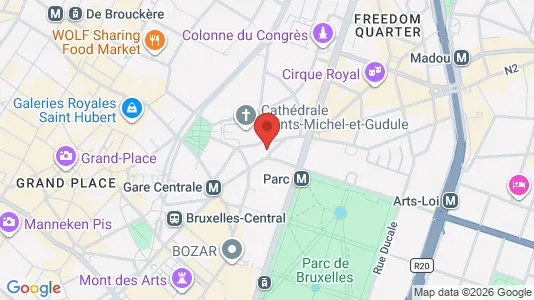 Commercial properties for rent i Stad Brussel - Photo from Google Street View
