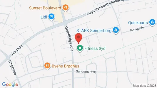 Liikekiinteistöt Vuokrattavana i Sønderborg - Kuva Google Street Viewstä