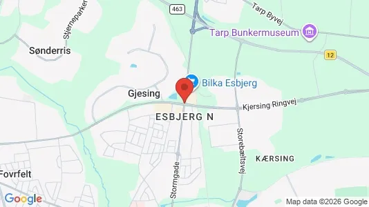 Ladenlokale zur Miete i Esbjerg N – Foto von Google Street View