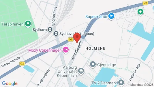 Büros zur Miete i Kopenhagen SV - kort over placeringen