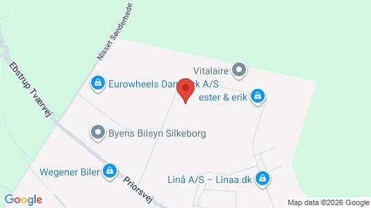 Varastot Vuokrattavana i Silkeborg - Kuva Google Street Viewstä