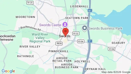 Butikklokaler til leie i Swords – Bilde fra Google Street View