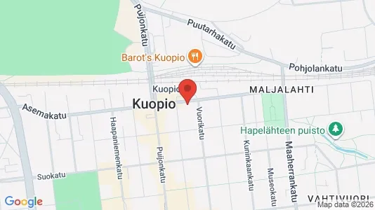 Büros zur Miete i Kuopio - kort over placeringen