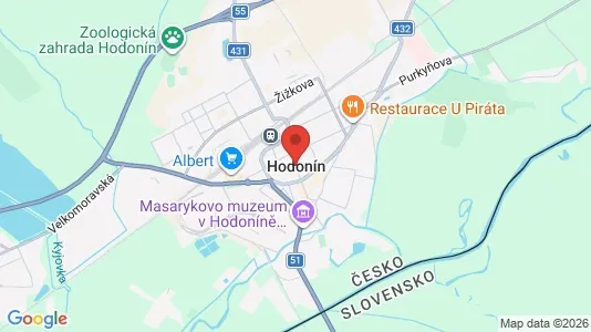 Varastot Vuokrattavana i Hodonín - Kuva Google Street Viewstä