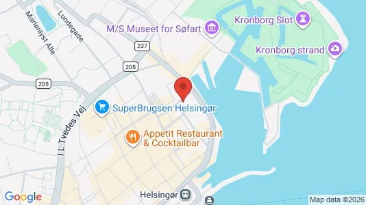 Toimistotilat Vuokrattavana i Helsingør - Kuva Google Street Viewstä