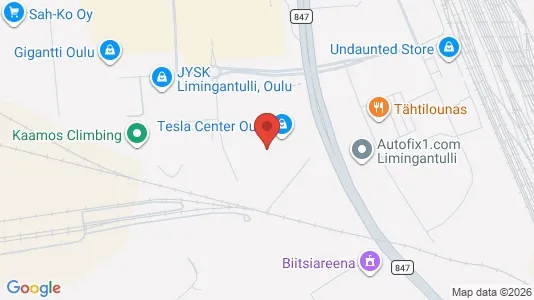 Verkstedhaller til leie i Oulu – Bilde fra Google Street View
