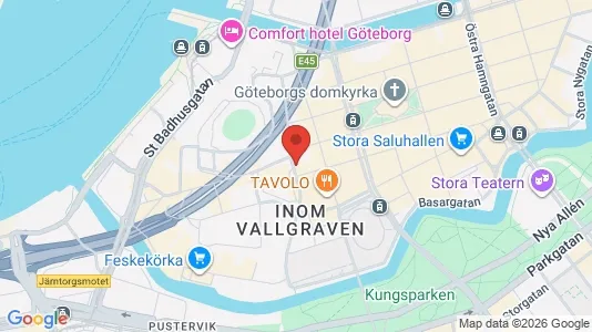 Kontorlokaler til leje i Gøteborg Centrum - Foto fra Google Street View
