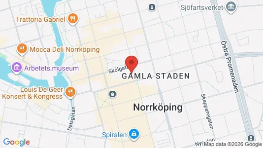 Büros zur Miete i Norrköping – Foto von Google Street View