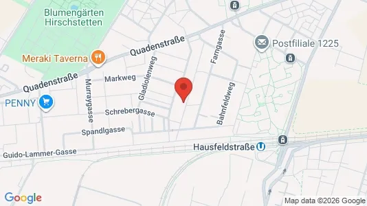Office spaces for rent i Vienna Donaustadt - kort over placeringen