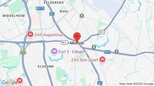 Kaupat Vuokrattavana i Mortsel - Kuva Google Street Viewstä