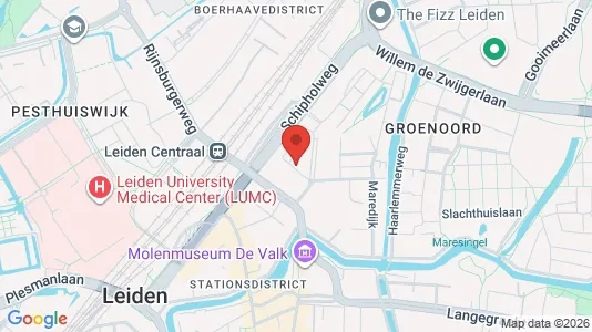Gewerbeflächen zur Miete i Leiden – Foto von Google Street View
