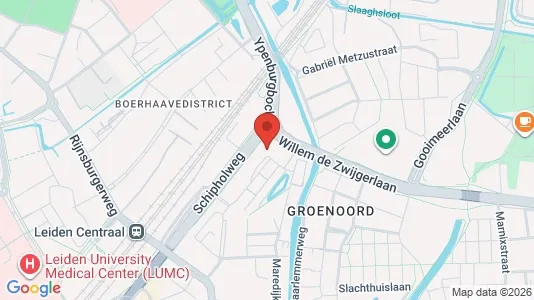 Kantorruimte te huur i Leiden - Foto uit Google Street View