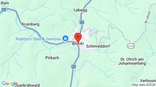 Restaurants zur Miete i Brückl – Foto von Google Street View