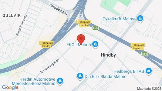 Varastot Vuokrattavana i Fosie - Kuva Google Street Viewstä