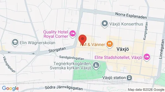 Varastot Vuokrattavana i Växjö - Kuva Google Street Viewstä