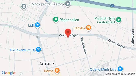 Gewerbeflächen zur Miete i Åstorp – Foto von Google Street View
