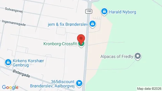 Varastot Vuokrattavana i Brønderslev - Kuva Google Street Viewstä