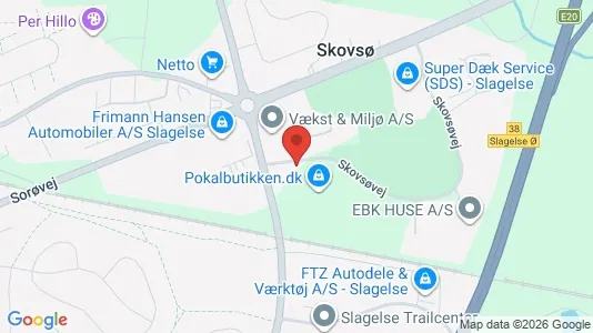 Teollisuuskiinteistöt Vuokrattavana i Slagelse - Kuva Google Street Viewstä