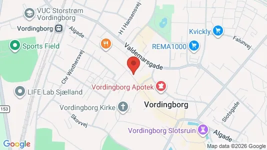 Toimistotilat Vuokrattavana i Vordingborg - Kuva Google Street Viewstä