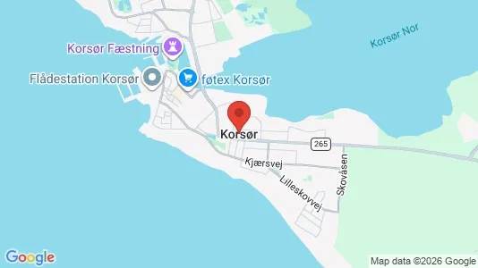 Kaupat Vuokrattavana i Korsør - Kuva Google Street Viewstä
