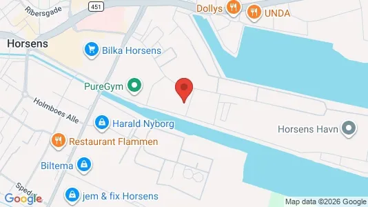 Lager til leie i Horsens – Bilde fra Google Street View