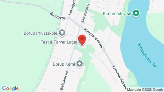 Varastot Myynnissä i Borup - Kuva Google Street Viewstä