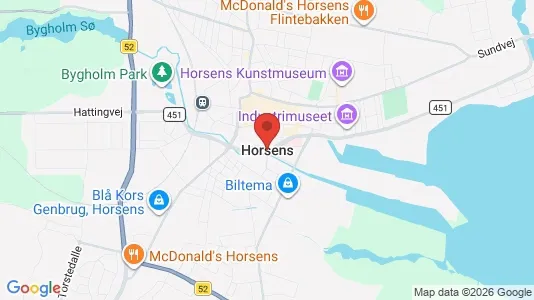 Winkels te huur i Horsens - Foto uit Google Street View
