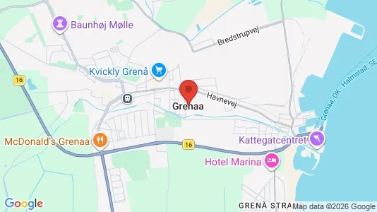 Kaupat Vuokrattavana i Grenaa - Kuva Google Street Viewstä