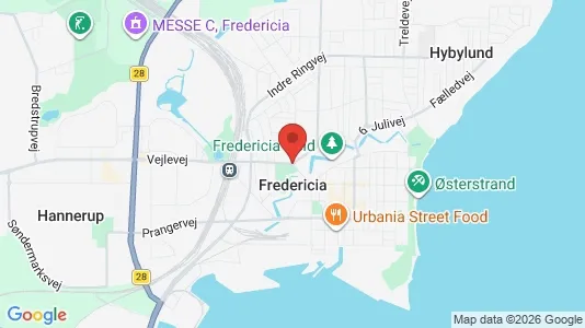 Kaupat Vuokrattavana i Fredericia - Kuva Google Street Viewstä