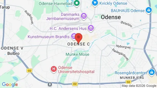 Restauranglokaler för uthyrning i Odense C – Foto från Google Street View