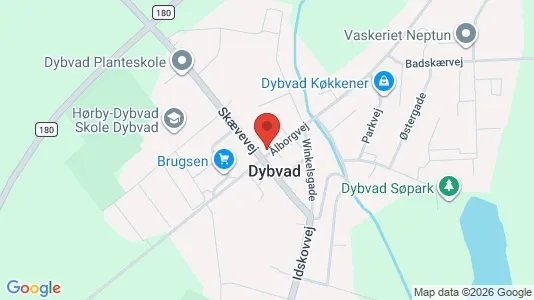 Commercial properties for sale i Dybvad - Photo from Google Street View