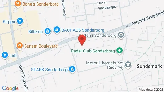 Toimistotilat Vuokrattavana i Sønderborg - Kuva Google Street Viewstä