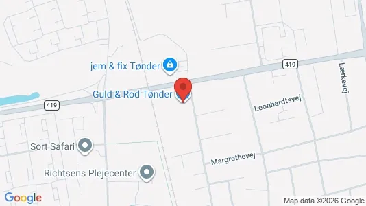Lager zur Miete i Tønder – Foto von Google Street View