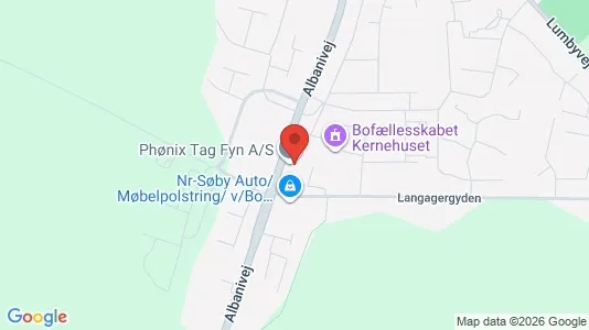 Varastot Myynnissä i Årslev - Kuva Google Street Viewstä