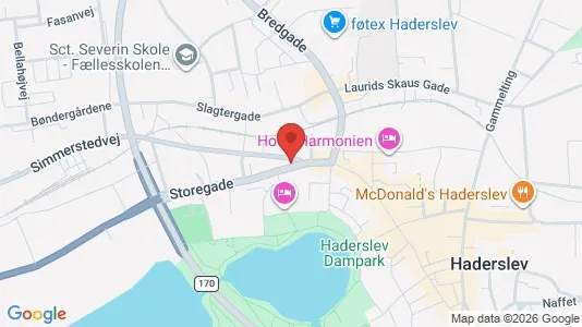Clinics Vuokrattavana i Haderslev - Kuva Google Street Viewstä