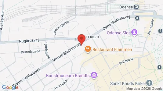 Büros zur Miete i Odense C – Foto von Google Street View