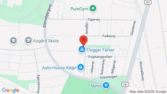 Office spaces for rent i Køge - Photo from Google Street View