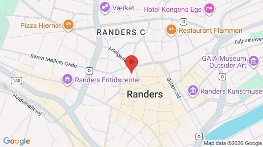 Kontorlokaler til leje i Randers C - Foto fra Google Street View