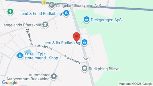 Kontorer til leie i Rudkøbing – Bilde fra Google Street View