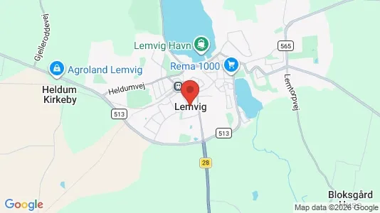 Winkels te koop i Lemvig - Foto uit Google Street View